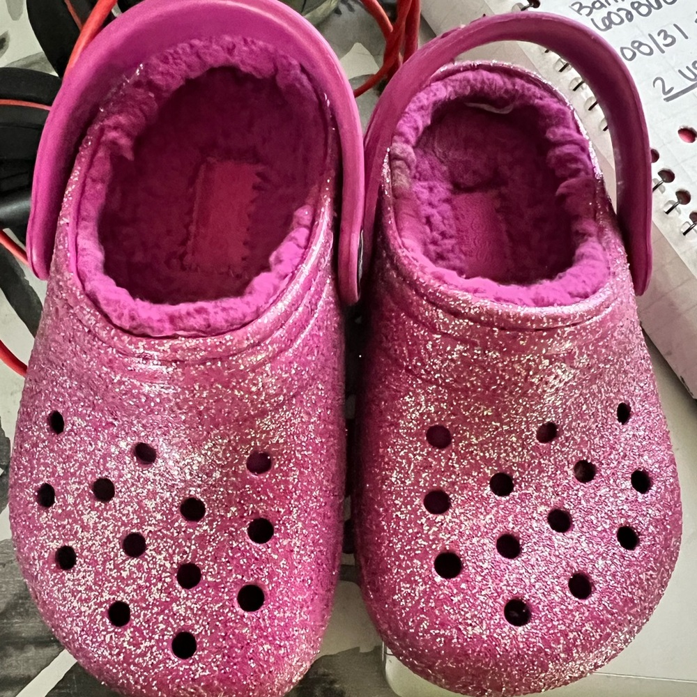 Girl Sparky Cozy Crocs